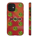 Olive Anki Kun Pattern Red Tough Case