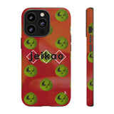 Olive Anki Kun Pattern Red Tough Case