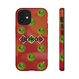 Olive Anki Kun Pattern Red Tough Case