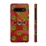 Olive Anki Kun Pattern Red Tough Case